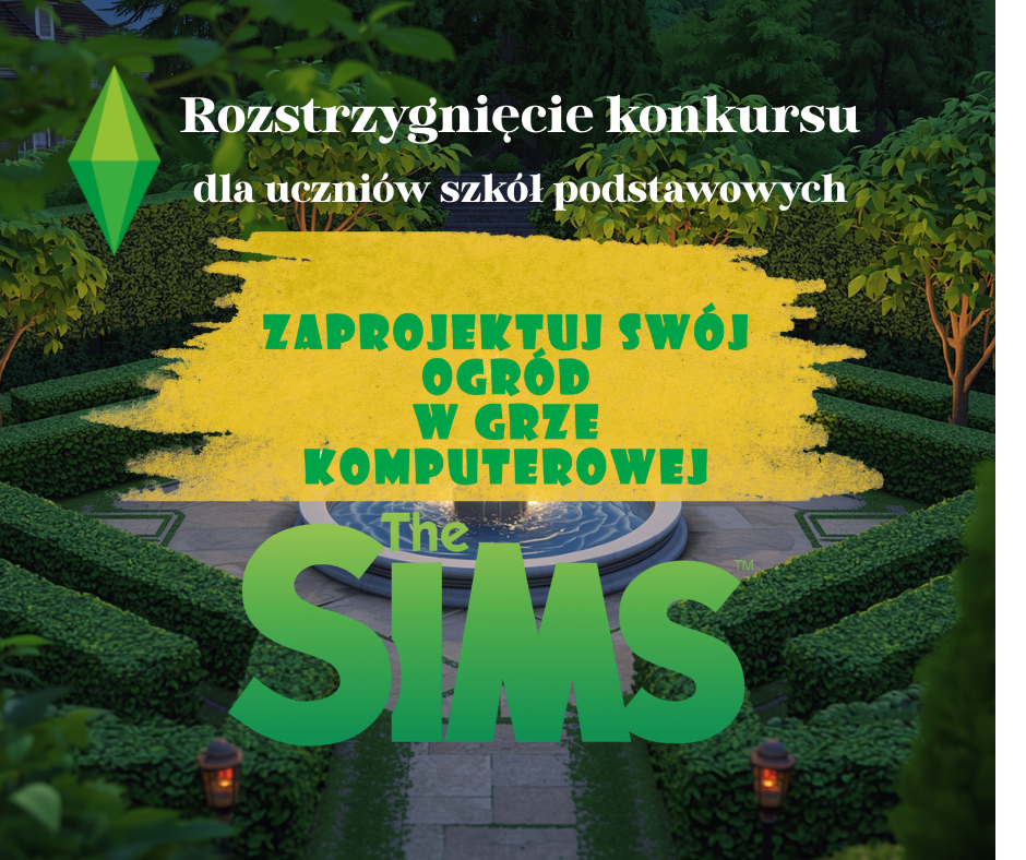 Sukces uczniów ze Szkoły Podstawowej w Lusówku w konkursie "Zaprojektuj swój ogród w grze komputerowej The Sims"