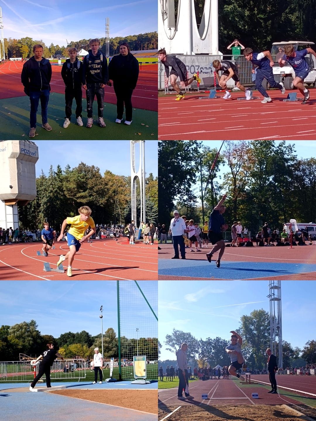 Lekkoatletyczna rywalizacja na Golęcinie