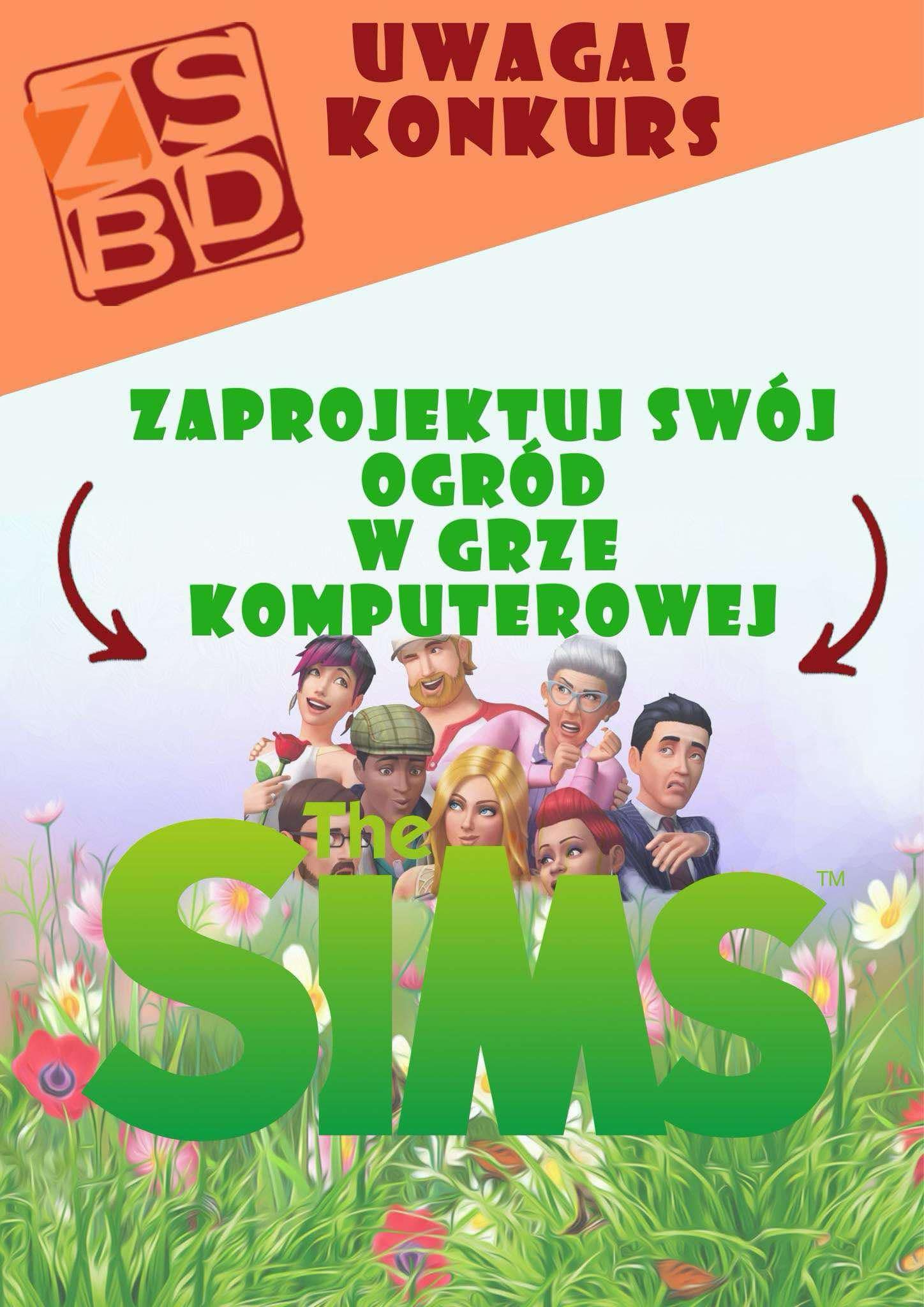 Kolejna edycja lubianego przez uczniów konkursu! Zaprojektuj swój ogród w grze komputerowej „The Sims”