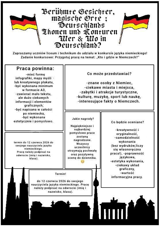 Kto i gdzie w Niemczech? Konkurs dla uczniów
