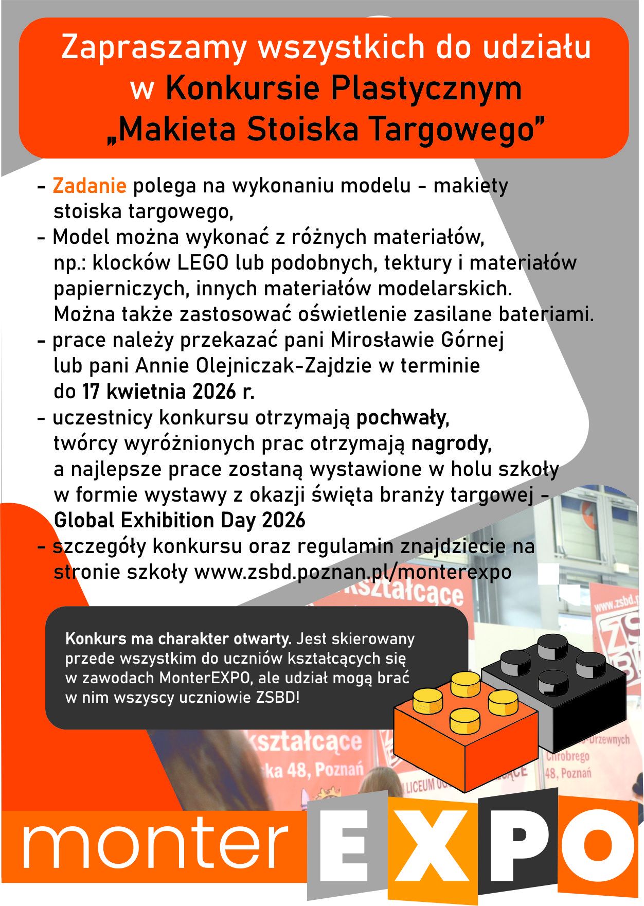 Makieta stoiska targowego - prace konkursowe