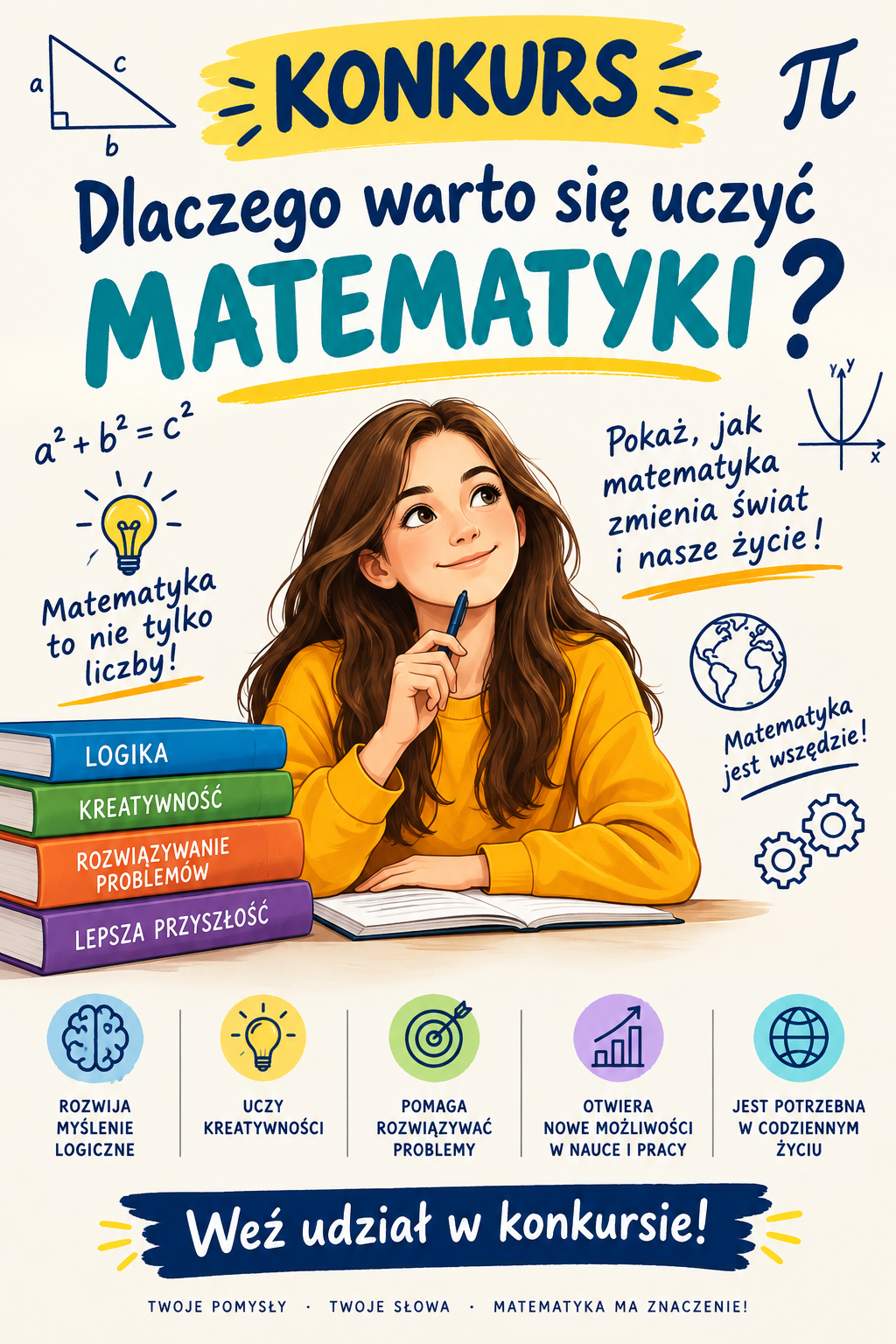 Dlaczego warto się uczyć matematyki? - konkurs na plakat