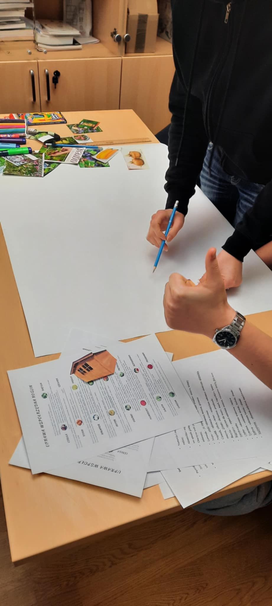 Klasy TAK na wykładzie na temat uprawy współrzędnej