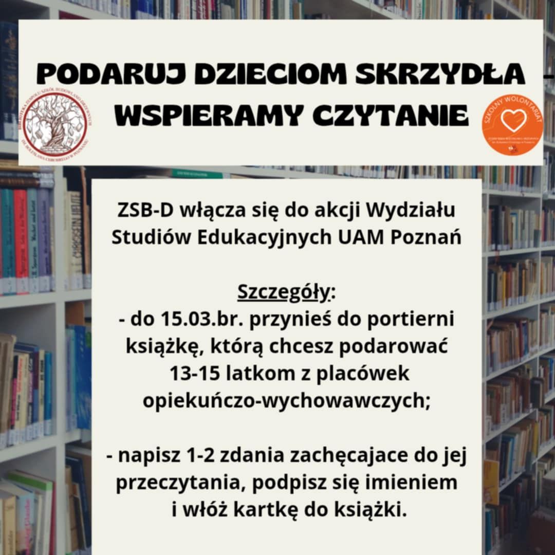 Zbiórka książek - Podaruj dzieciom skrzydła