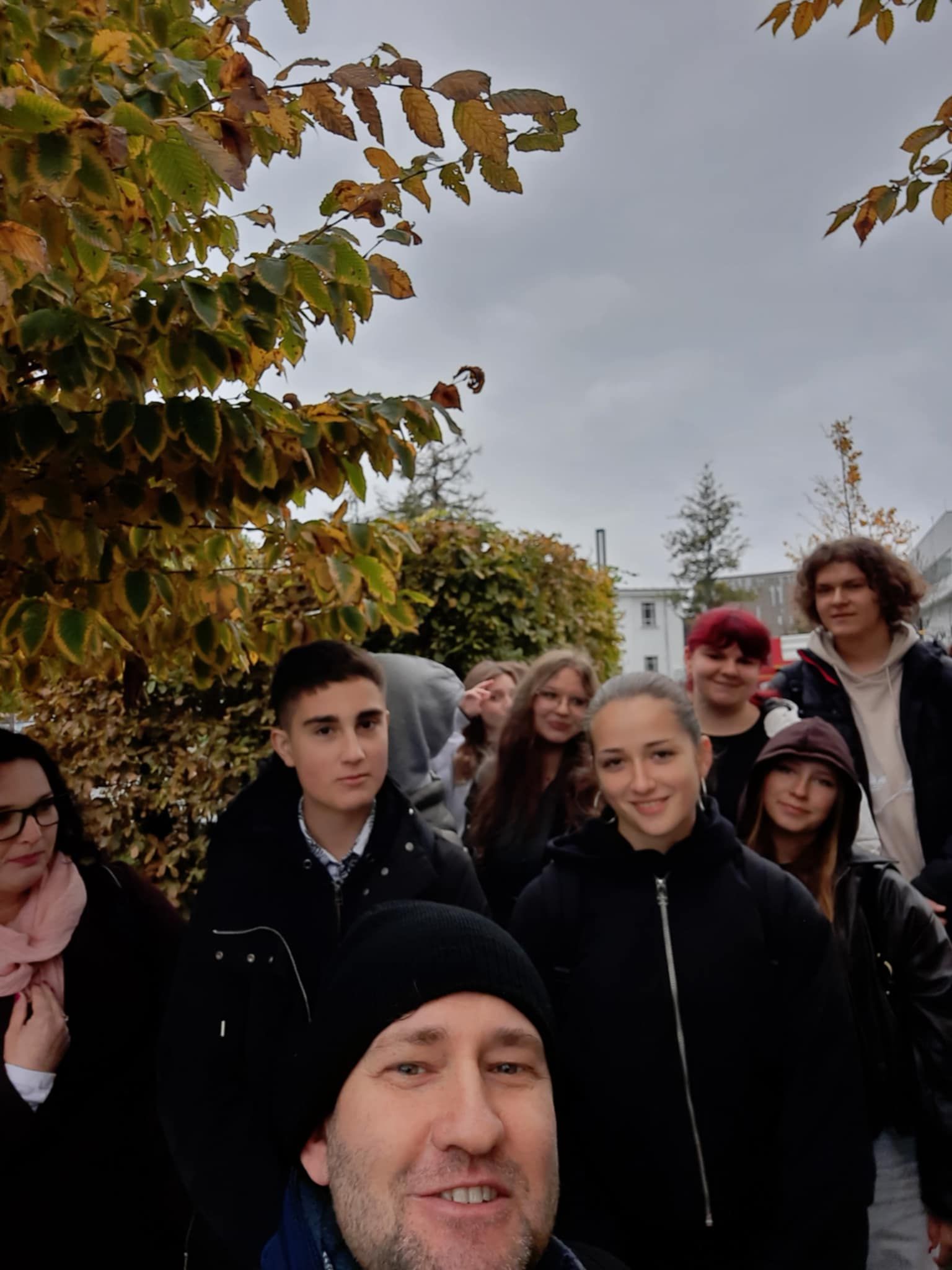 Uczniowie TAK na Gardenii